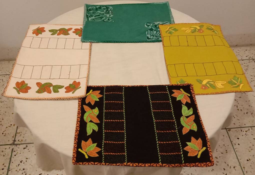 Cotton Nakshi Single Place Mat (1Pcs).